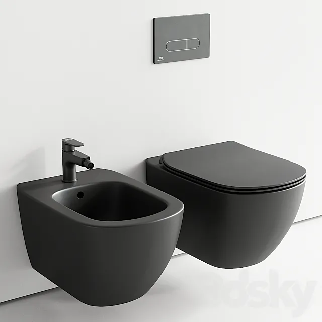 Ideal Standard Tesi Wall-Hang WC art. T3546V3 art. T3552V3 3DSMax File