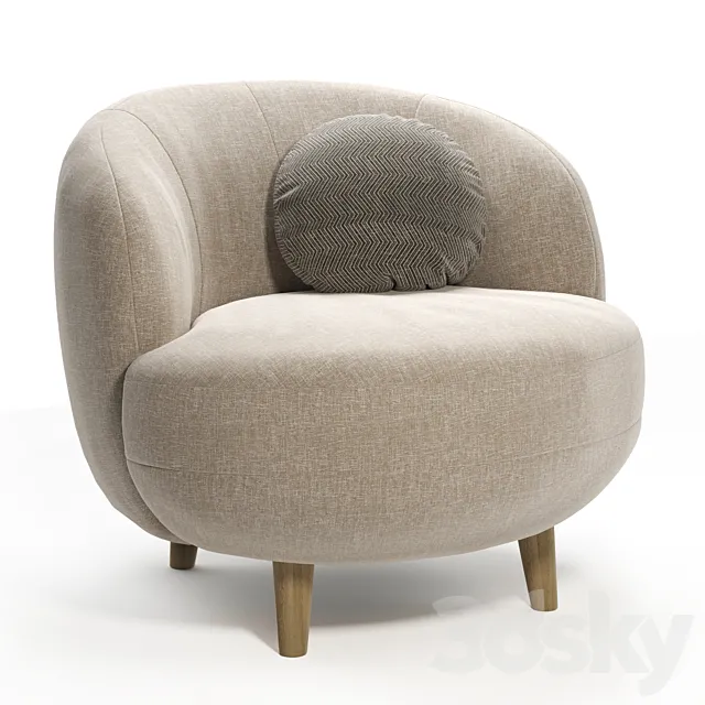 Idensi armchair DIVAN.ru 3ds Max