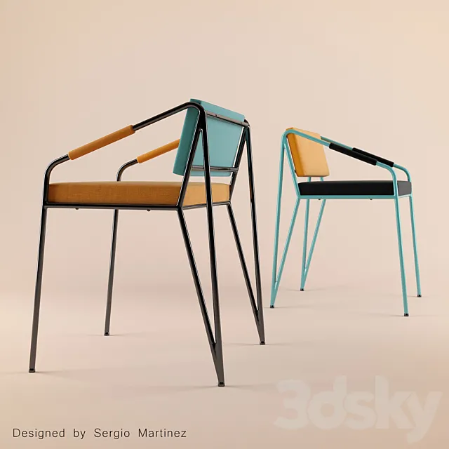 IGNACIA chair by Sergio Martinez 3ds Max