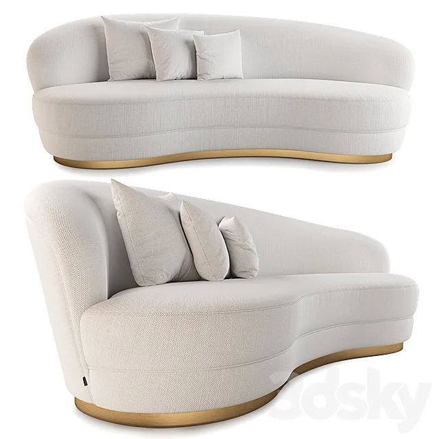 Ignacio Luxe Hamilton Conte sofa 3ds Max