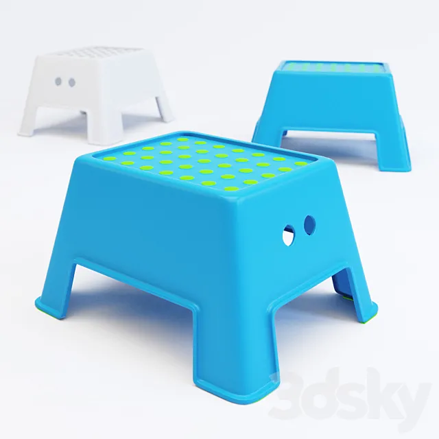 Ikea _ Bolmen step stool 3ds Max