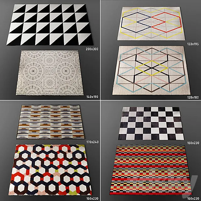 Ikea _ Carpets 3DS Max Model