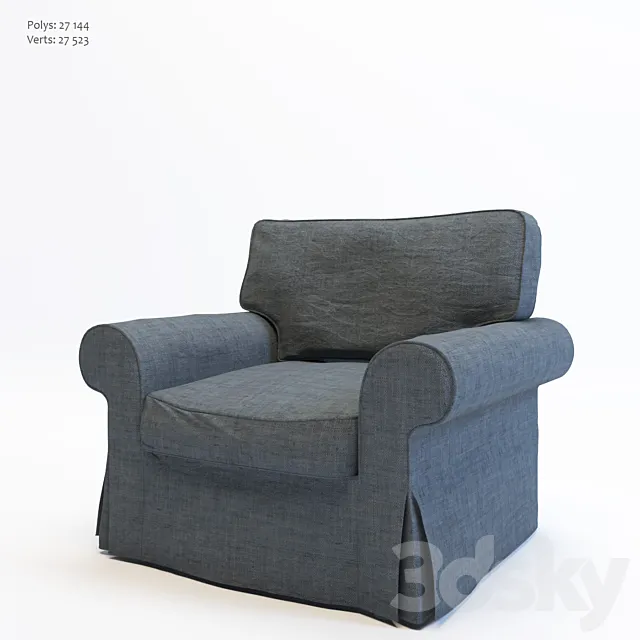 Ikea _ Ektorp Armchair 3DS Max Model