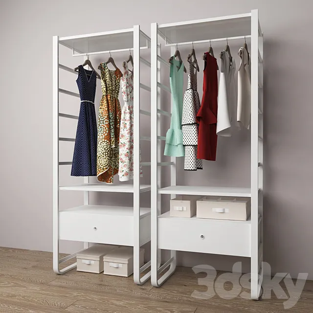 IKEA and women’s clothing 3ds Max