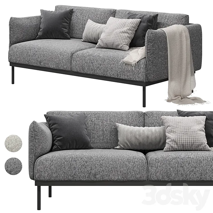 IKEA ÄPPLARYD EPPLARYD 2-seat sofa Leide 3DS Max