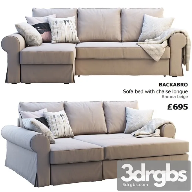 Ikea backabro 2 (2 sofas) 2 3dsmax Download