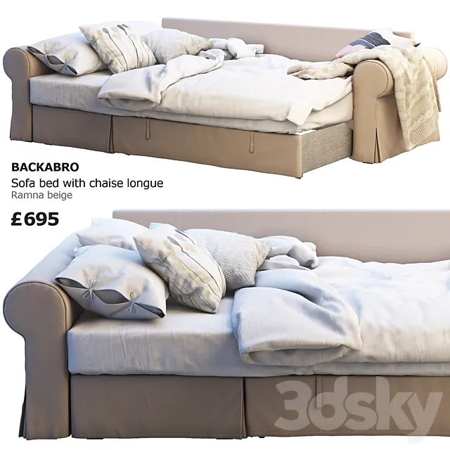 Ikea Backabro 3 3ds Max