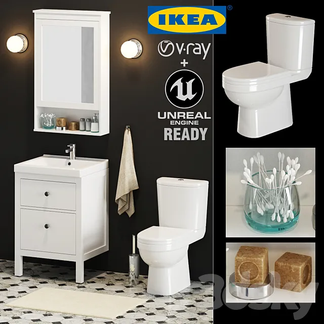 IKEA Bathroom 3DSMax File