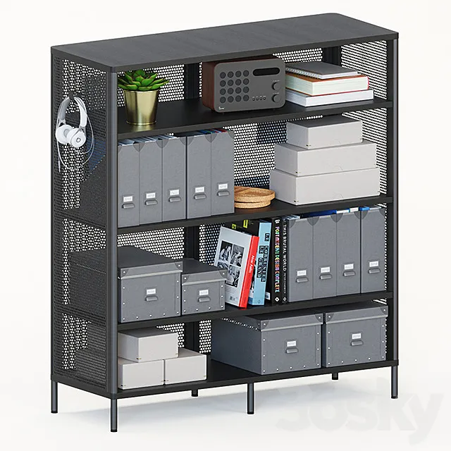 Ikea Bekant workplace part 2 3DSMax File