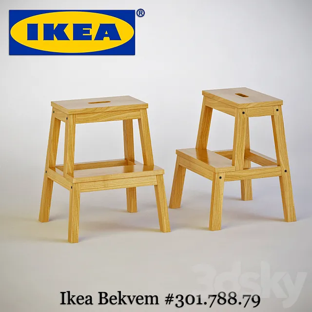 Ikea Bekvem # 301.788.79 (BEKV?M) 3DSMax File