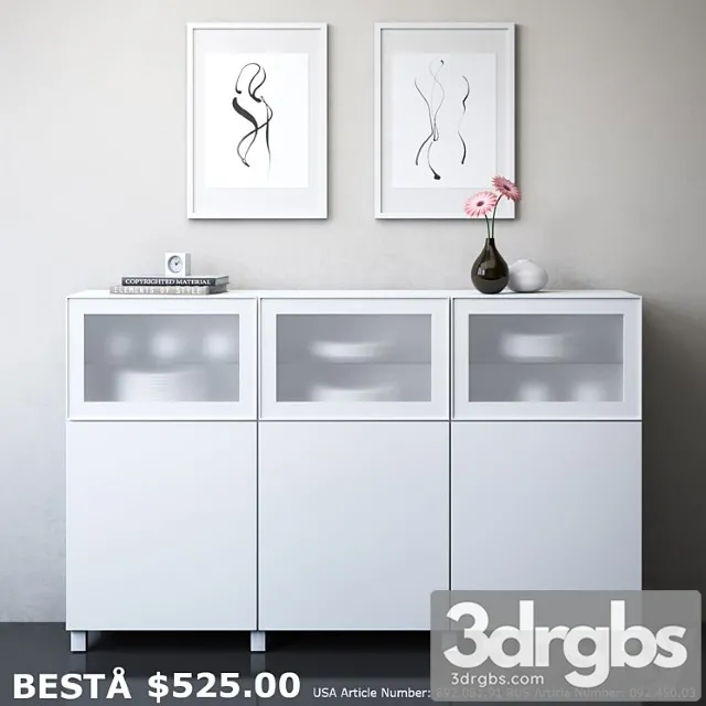 Ikea besta storage 2 3dsmax Download