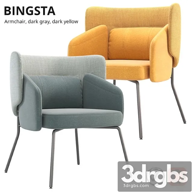 Ikea bingsta armchair 3dsmax Download