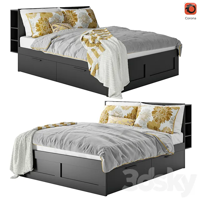 Ikea Brimnes 3ds Max