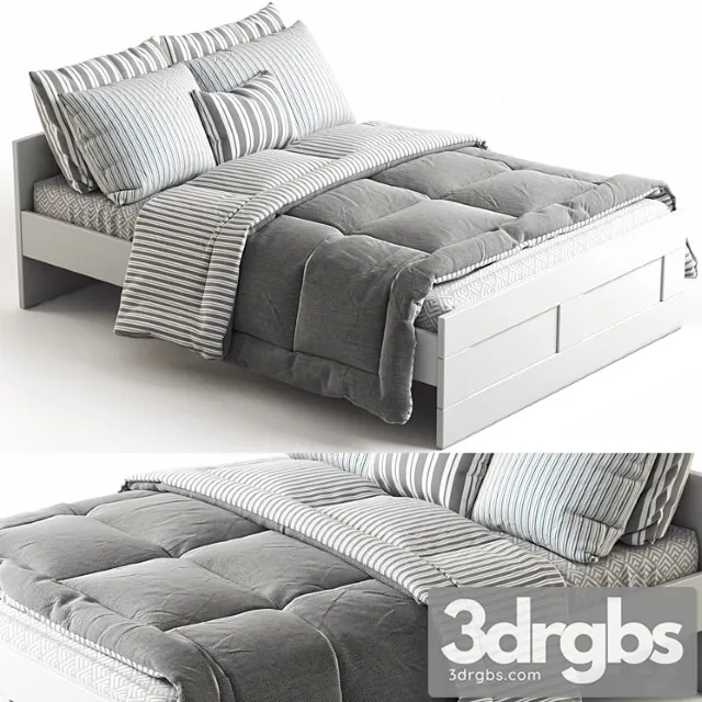 Ikea Brimnes Bed 1 3dsmax Download
