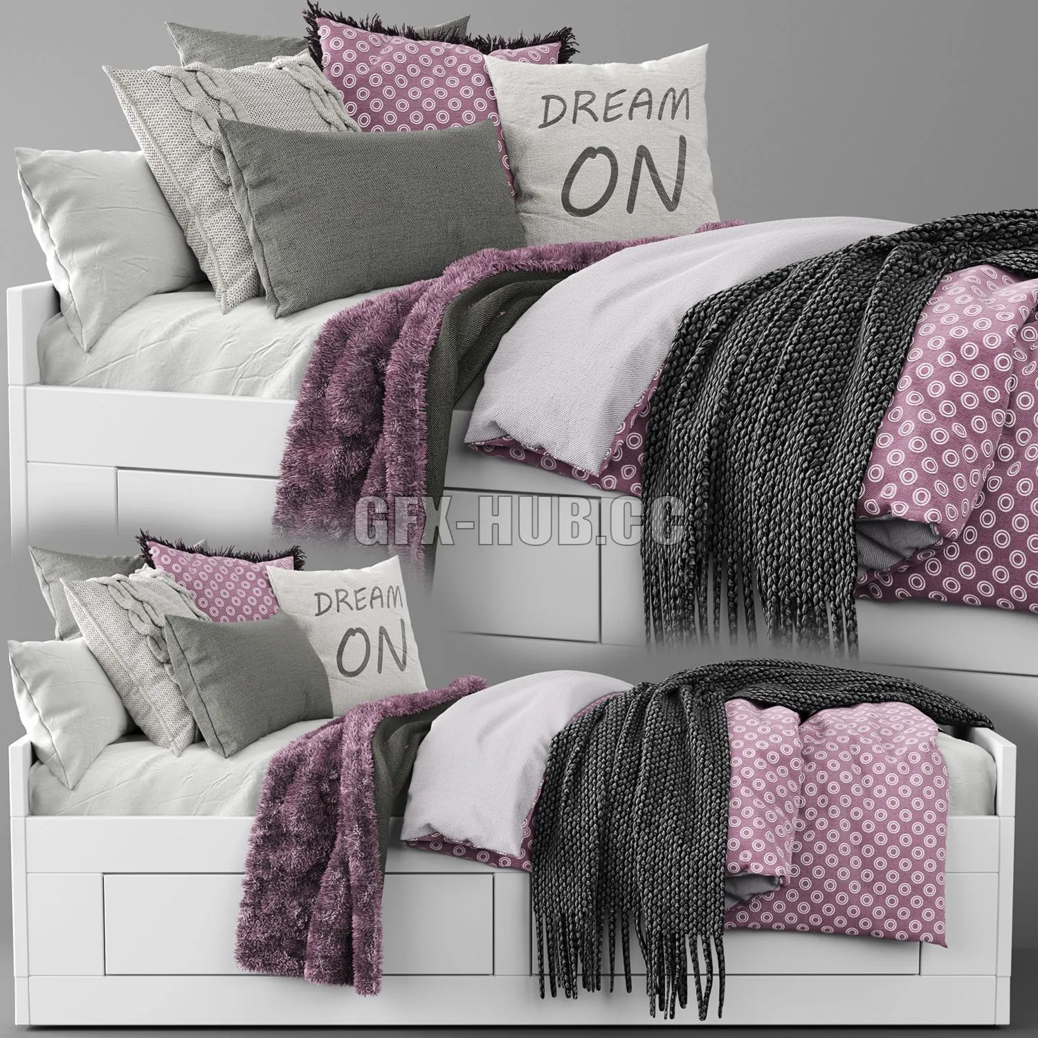 Ikea Brimnes Bed 3dsMax Model