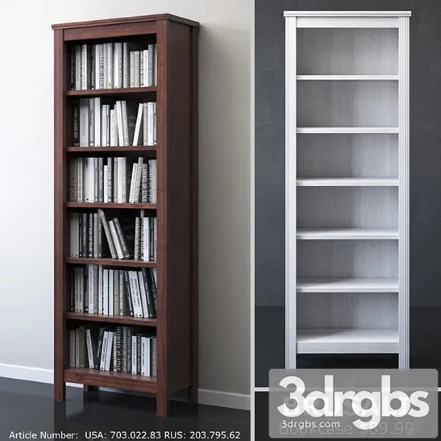 Ikea brusali bookcase 2 3dsmax Download