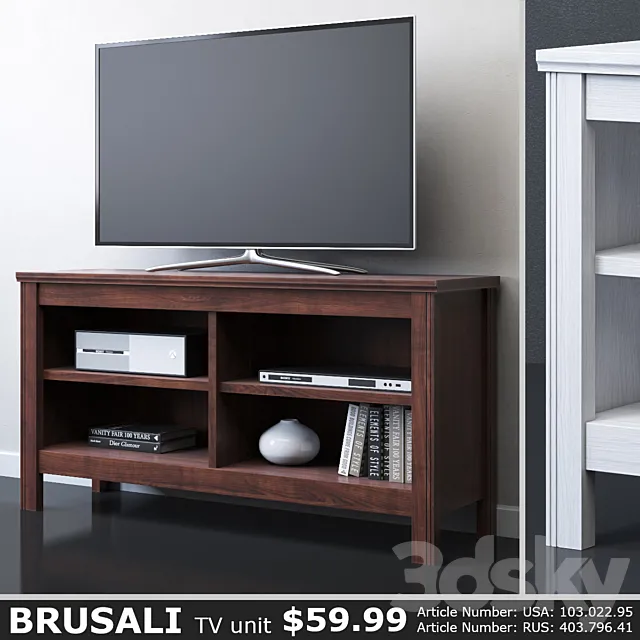 IKEA BRUSALI TV stand 3DSMax File