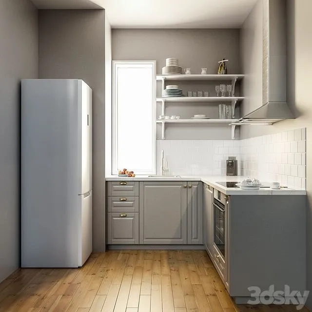 IKEA BUDBIN kitchen 3dsMax Model