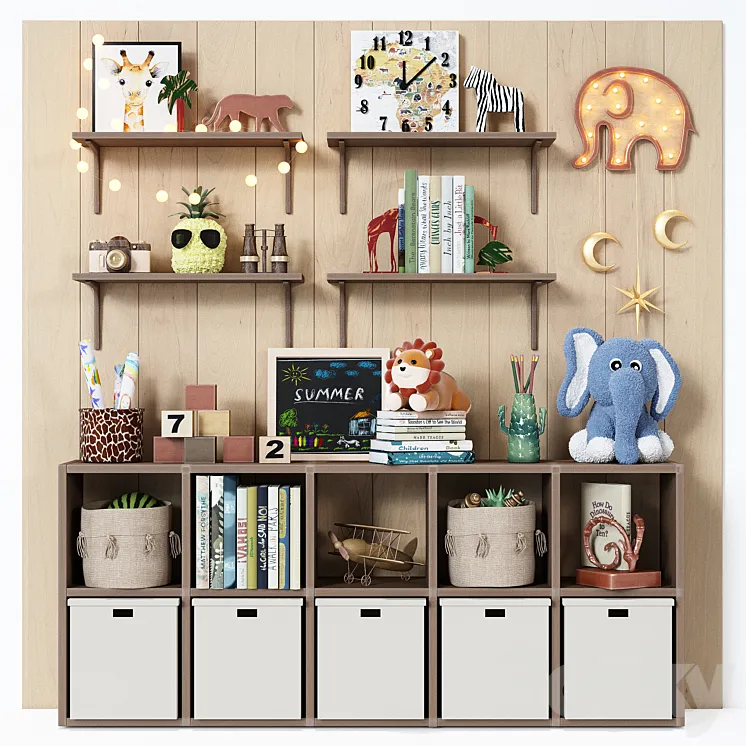 Ikea childroom decor vol1 3DS Max