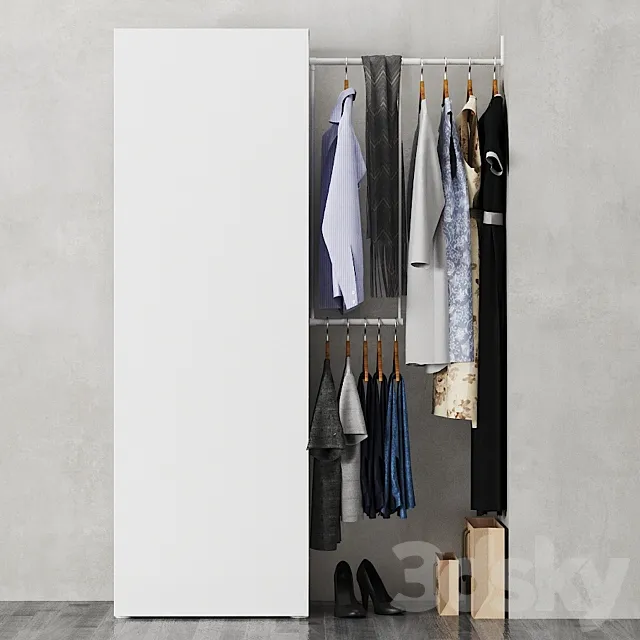 Ikea Combination Wardrobe Ophus 3DS Max Model