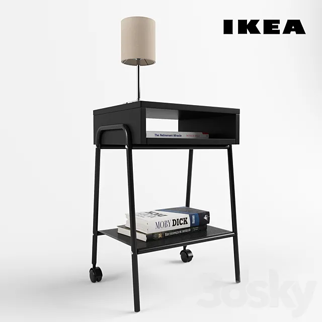 IKEA Curbstone Setskog and lamp Ingared 3DSMax File