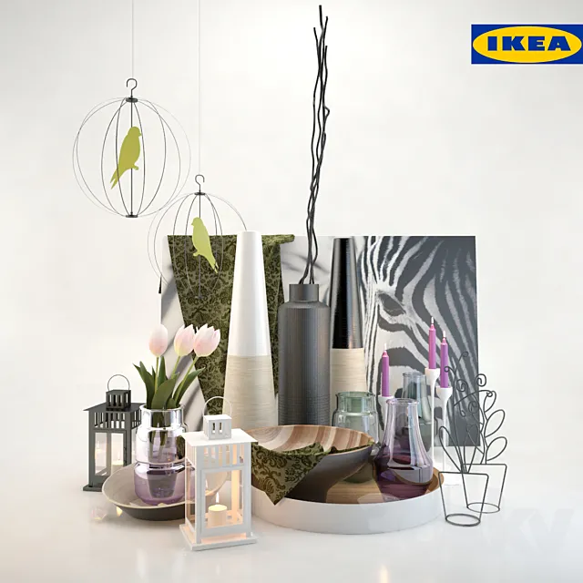 IKEA DECOR 3DS Max Model