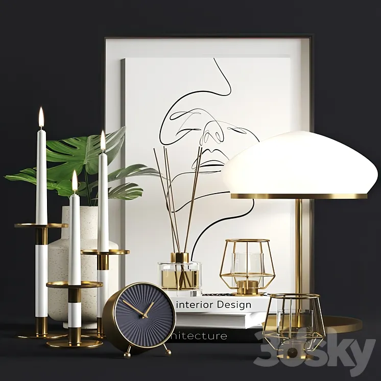 Ikea decor set 3DS Max