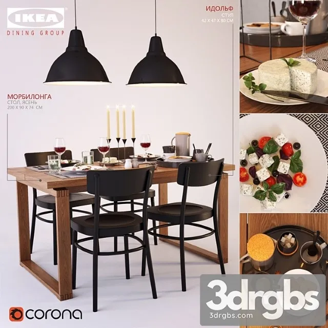 Ikea Dining group 3 2 3dsmax Download