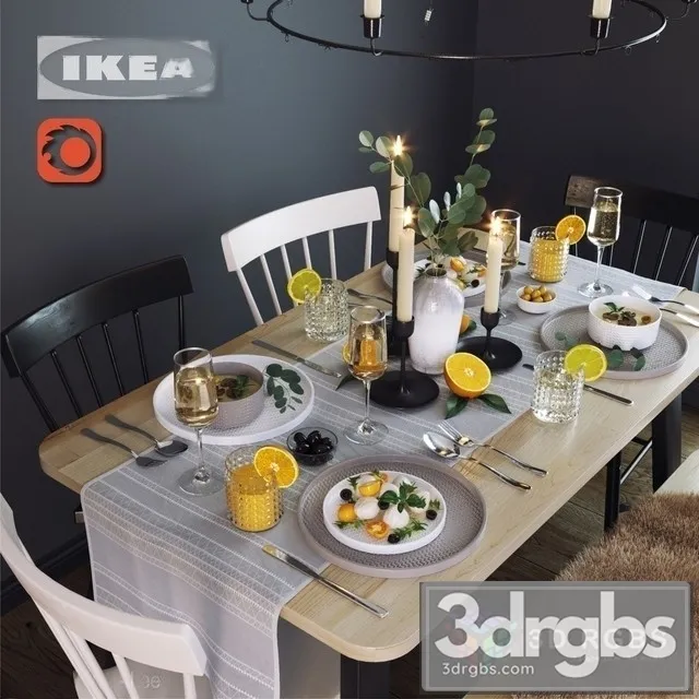 IKEA Dining Group 3dsmax Download