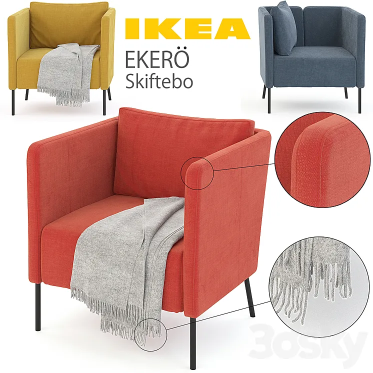 IKEA EKERO SET 3DS Max