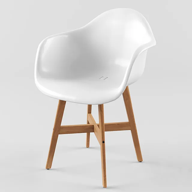 Ikea fanbün chair 3ds Max