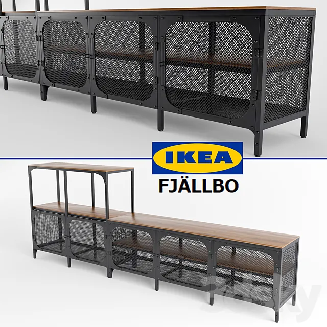 ikea FJALLBO 3ds Max