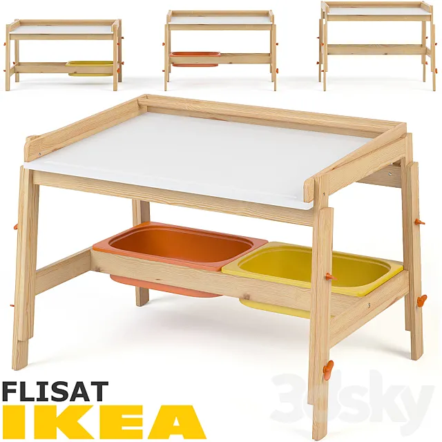 IKEA FLISAT (FLISAT) SET 3ds Max