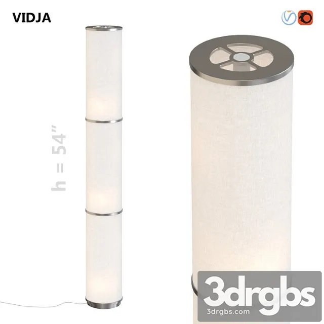 Ikea floor lamp vidja 3dsmax Download