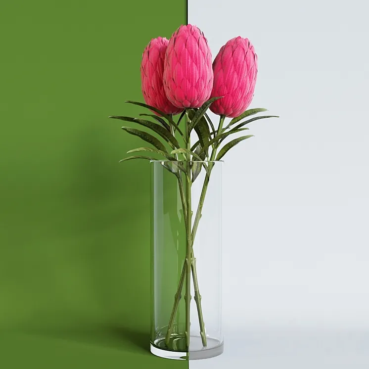 IKEA flower artificial SMIKKA 3DS Max