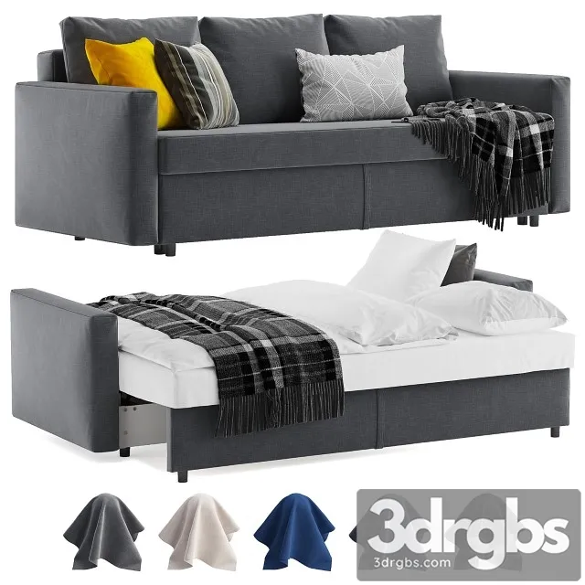 Ikea Friheten Sleeper Sofa 3 Seats 3dsmax Download