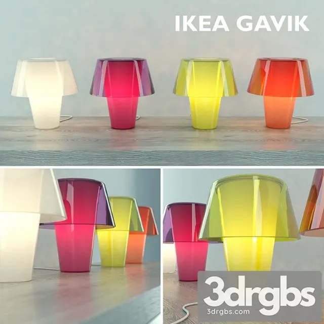Ikea Gavik Lamp Set 3dsmax Download