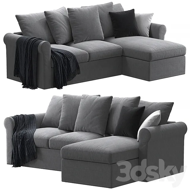 Ikea Harlanda Chaise Longue 3ds Max