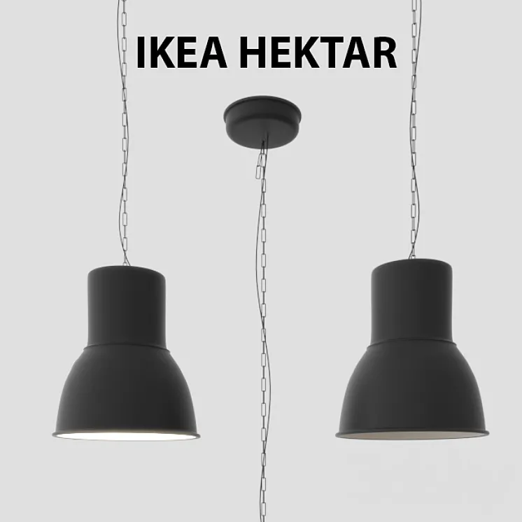 IKEA HEKTAR Ceiling Light 3DS Max