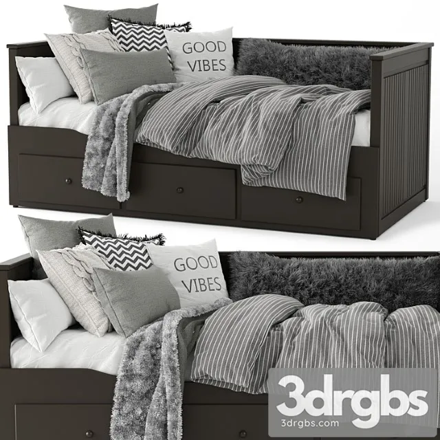 Ikea Hemnes Bed 3 3dsmax Download