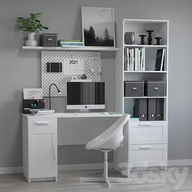 IKEA Home office 01 3DSMax File