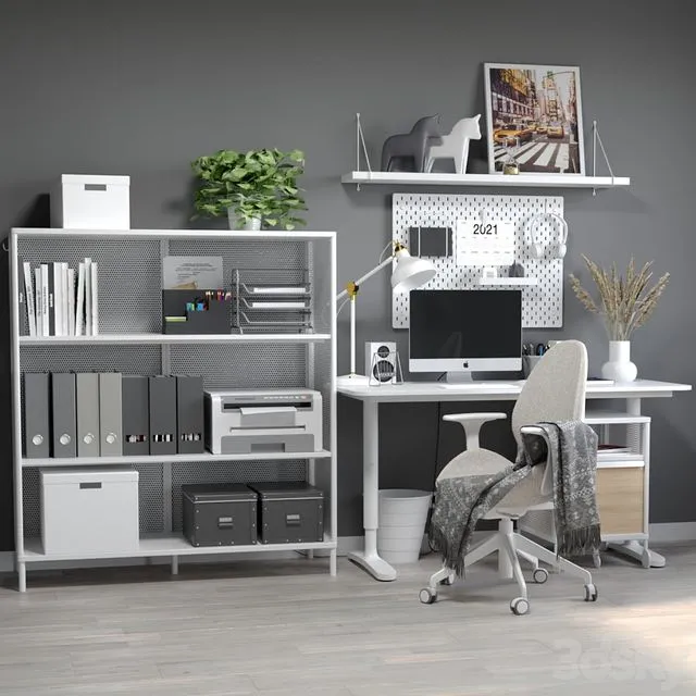 IKEA Home office 05 3dsMax Model