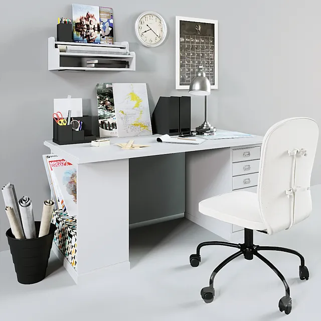 Ikea home office 3DSMax File