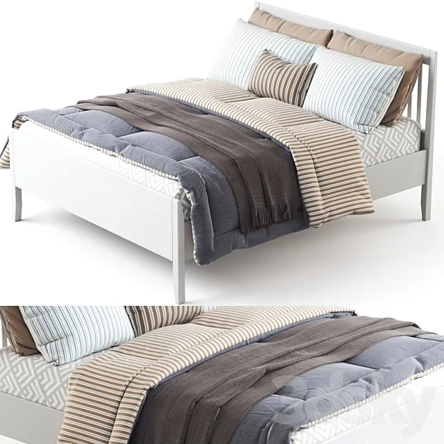 Ikea Idanas Bed 3DS Max Model