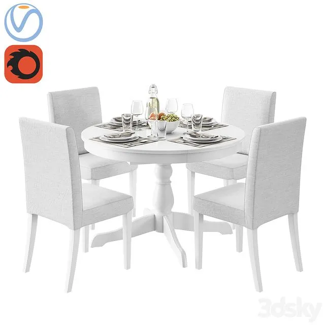 IKEA INGATORP AND HENRIKSDAL 3dsMax Model