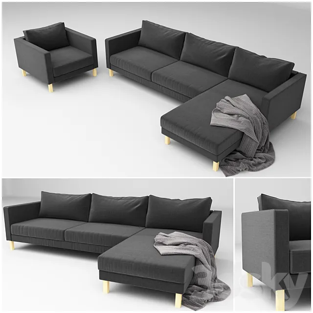 ikea KARLSTAD 3DS Max Model