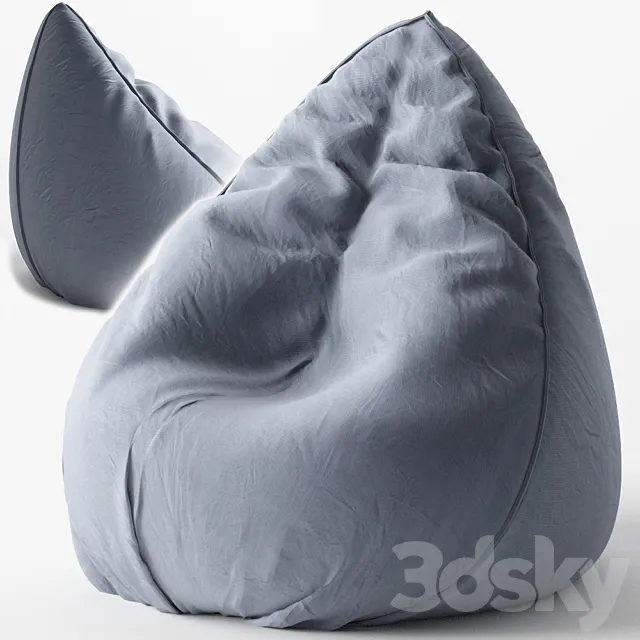 Ikea kids bean bag 3ds Max