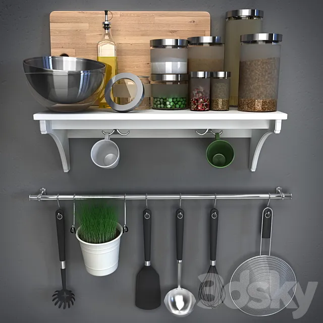 IKEA Kitchen Accessories 3DSMax File