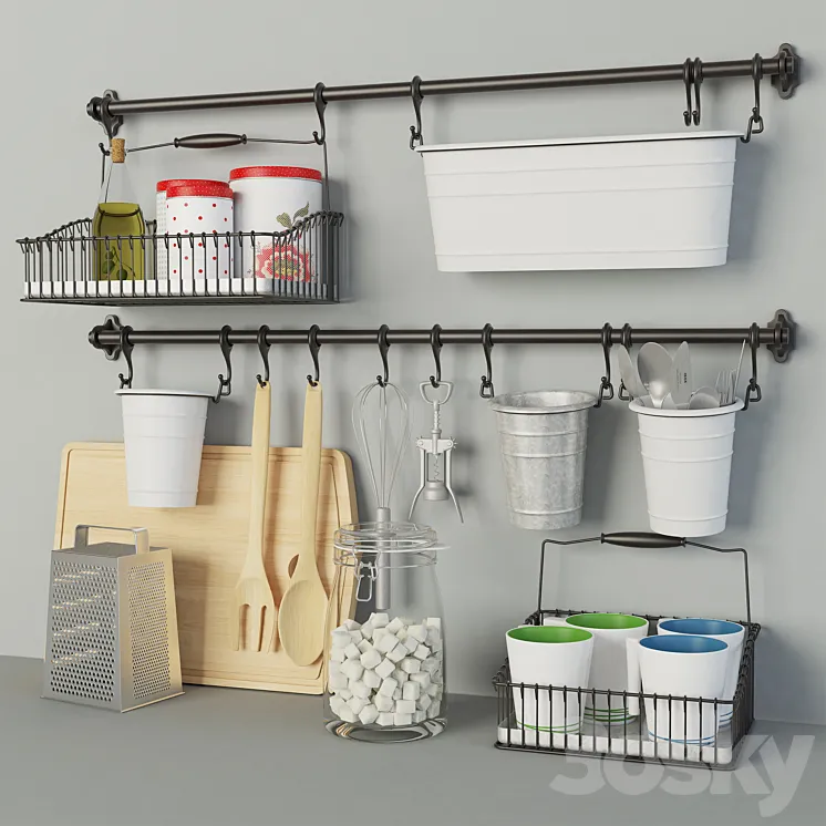 Ikea Kitchen set 3DS Max