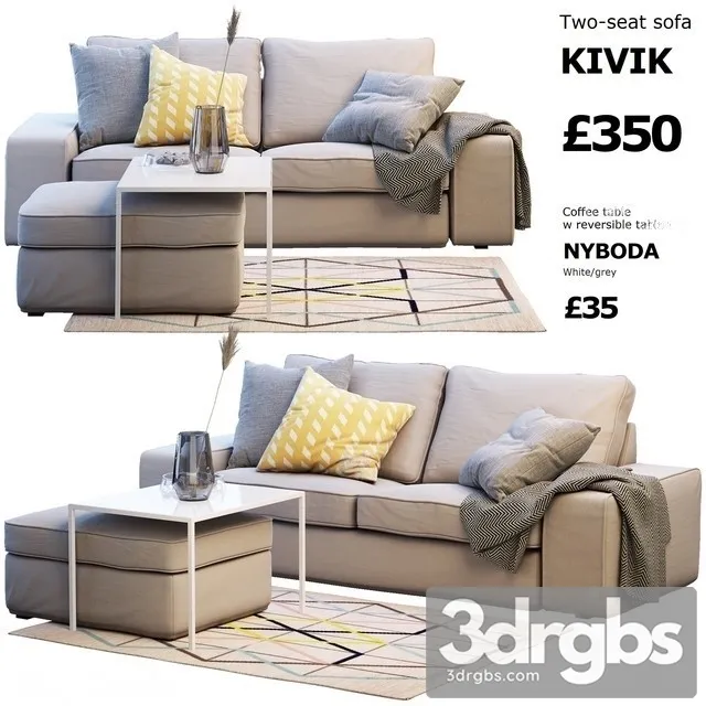 Ikea Kivik Tow Seater 3dsmax Download